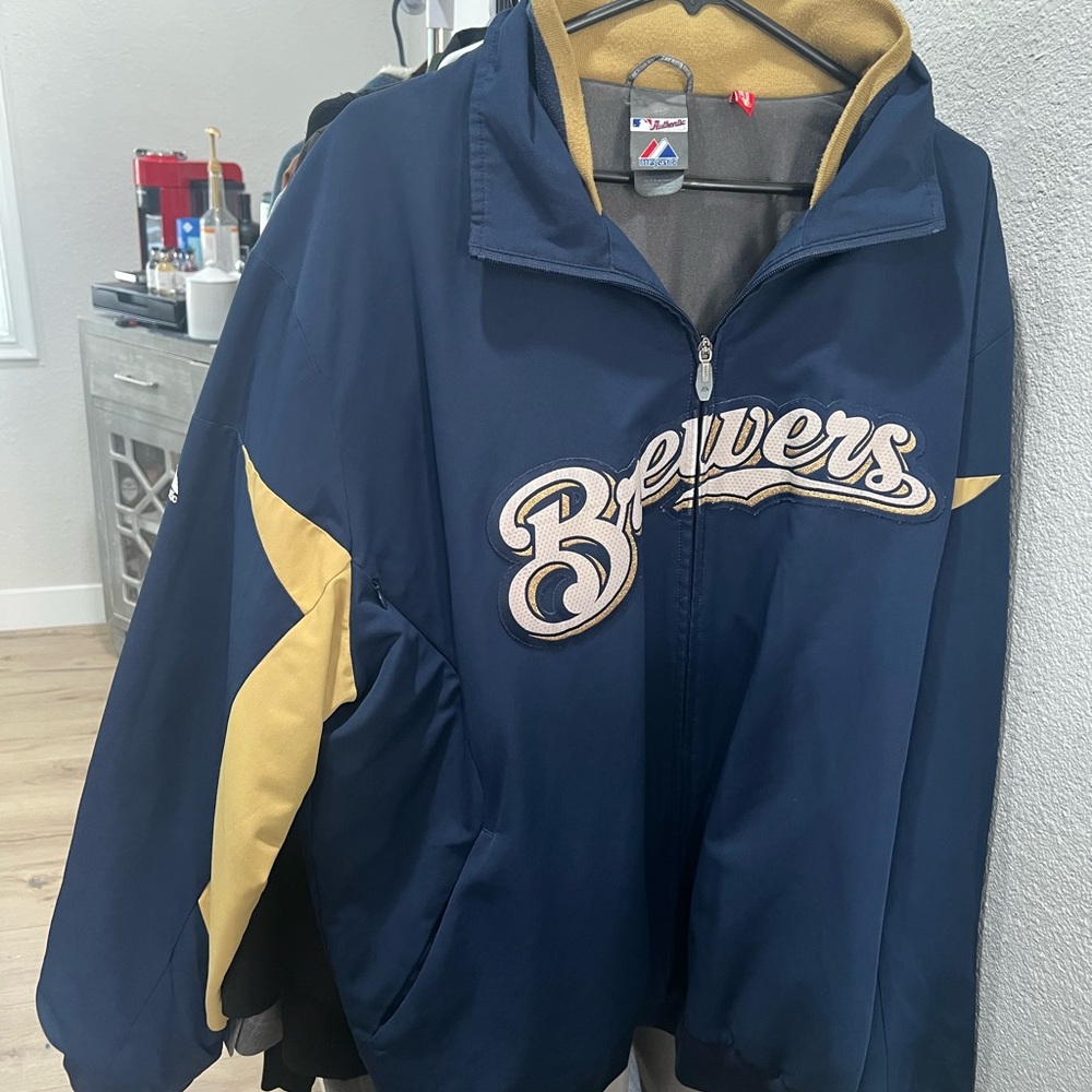 Majestic Navy and Gold Jacket